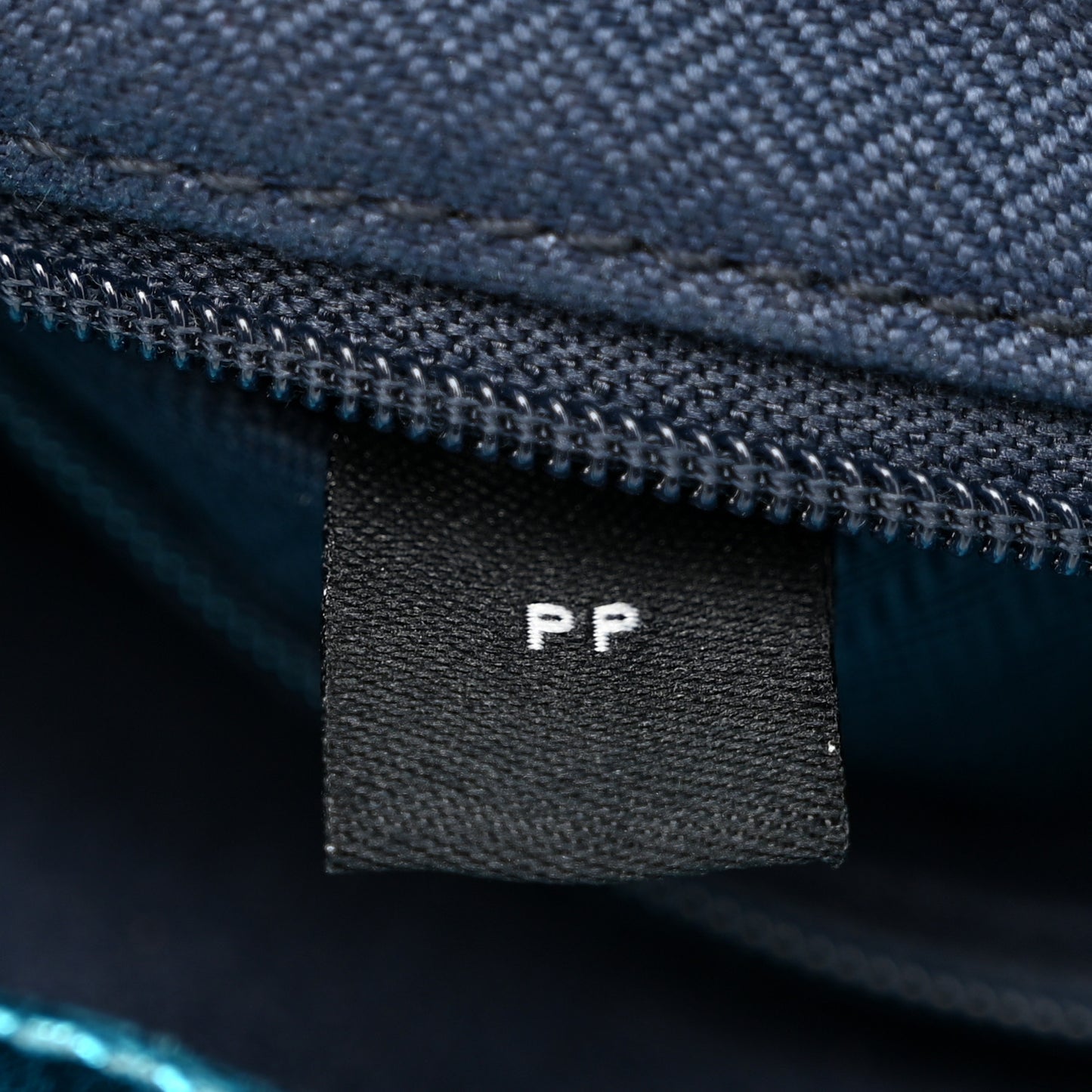 Metallic Crinkled Calfskin Mini Alexa Portobello Blue