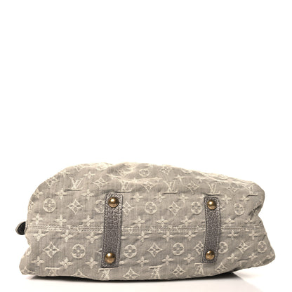 Louis Vuitton Denim Neo Cabby MM Grey 4 of 10
