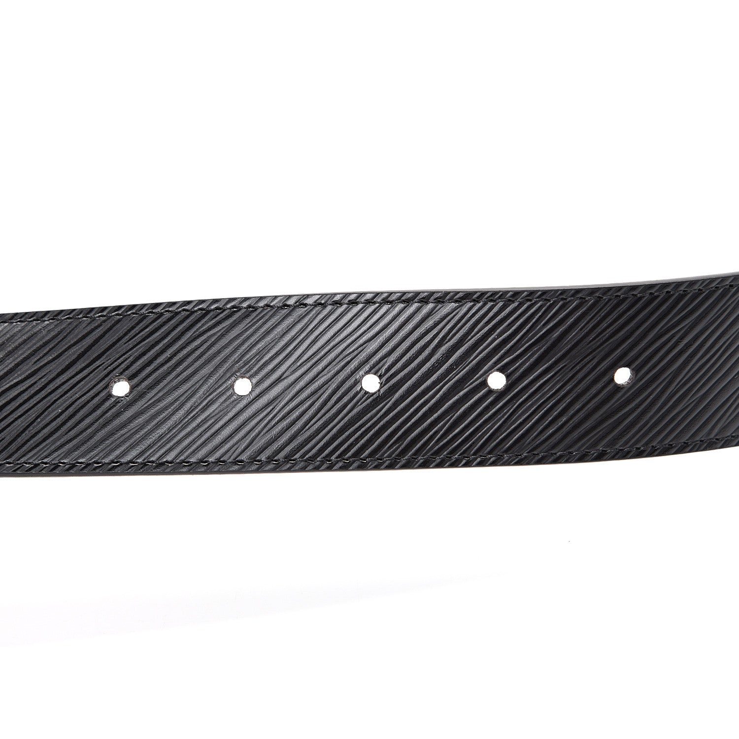 Louis Vuitton Monogram Epi LV Circle Reversible Belt 80 32 Black 5 of 6