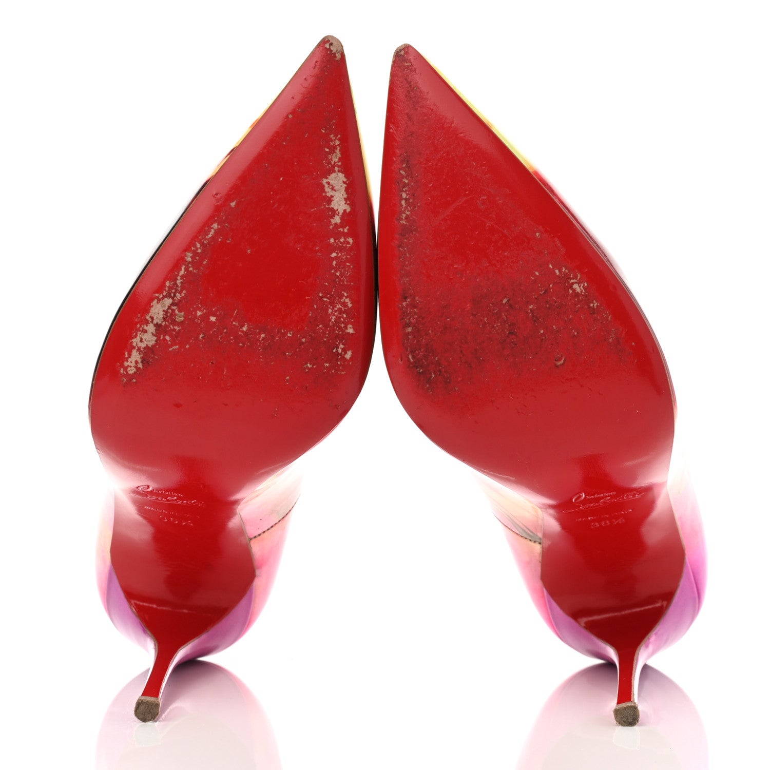 Christian Louboutin Patent Tie and Dye So Kate 120 Pumps 36.5 Multicolor 5 of 10