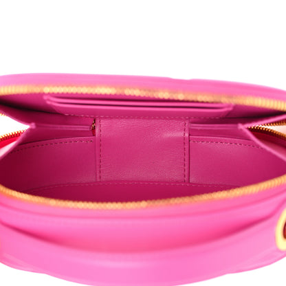 Christian Dior Calfskin CD Signature Oval Crossbody Camera Bag Rani Pink 5 of 11