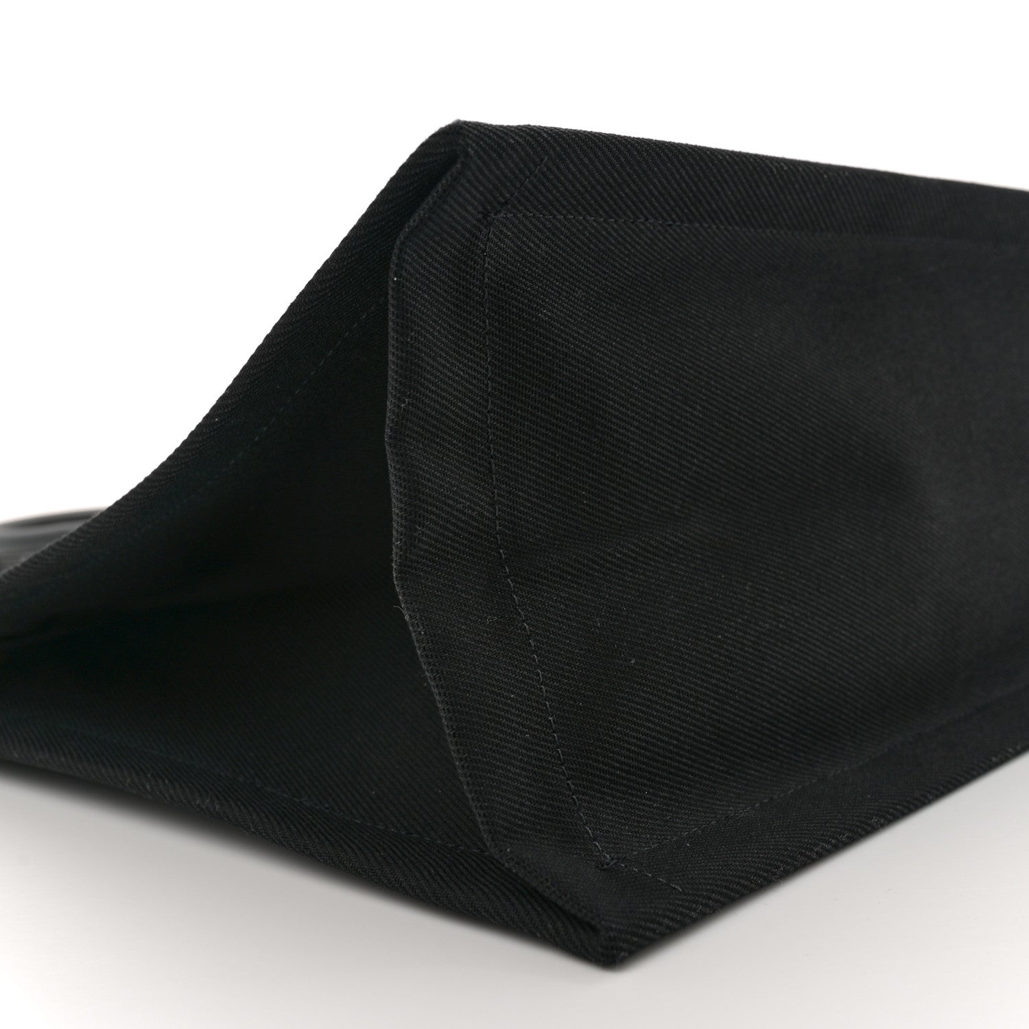 Saint Laurent Linen Calfskin Rive Gauche Tote Black 9 of 12