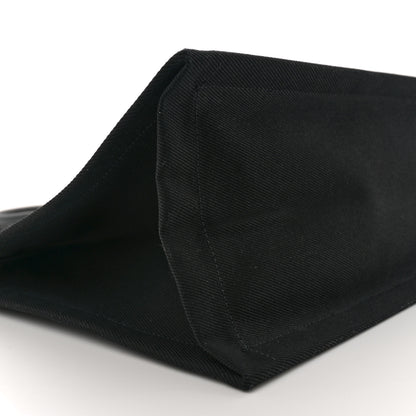 Saint Laurent Linen Calfskin Rive Gauche Tote Black 9 of 12