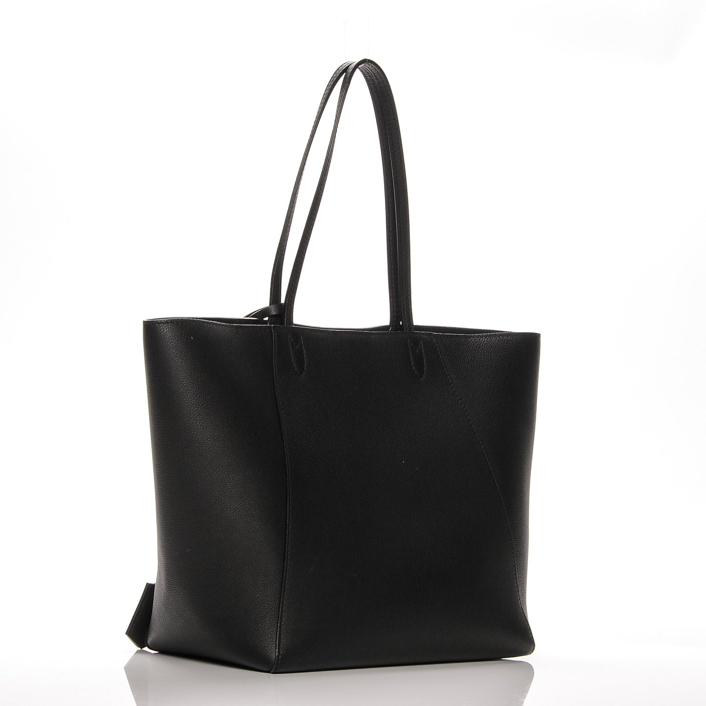 Calfskin Lockme Cabas Black