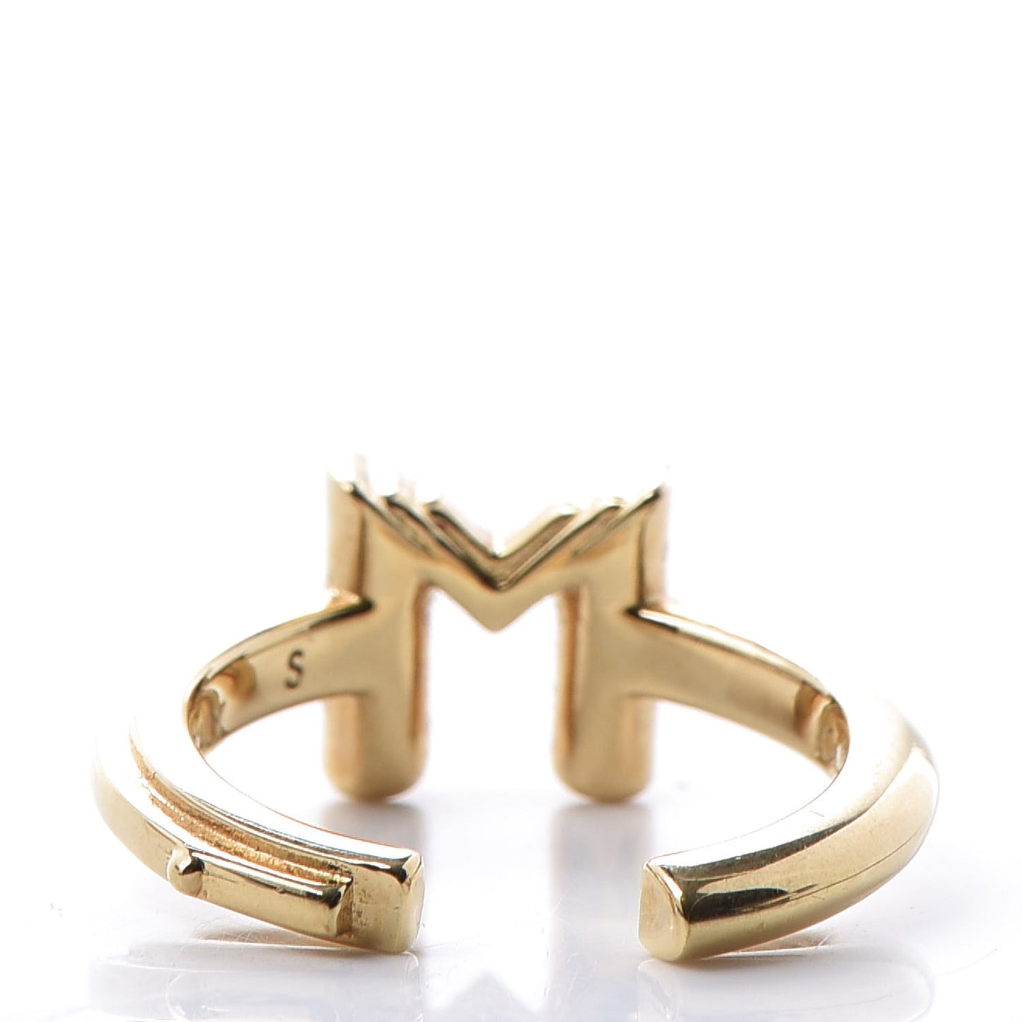 LV And Me Letter M Ring S Gold