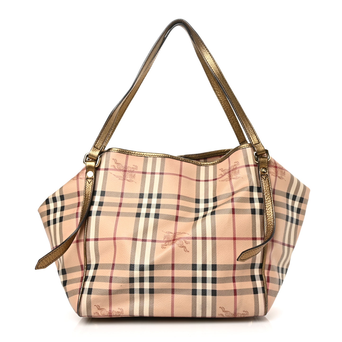 Haymarket Check Small Canterbury Tote Bronze