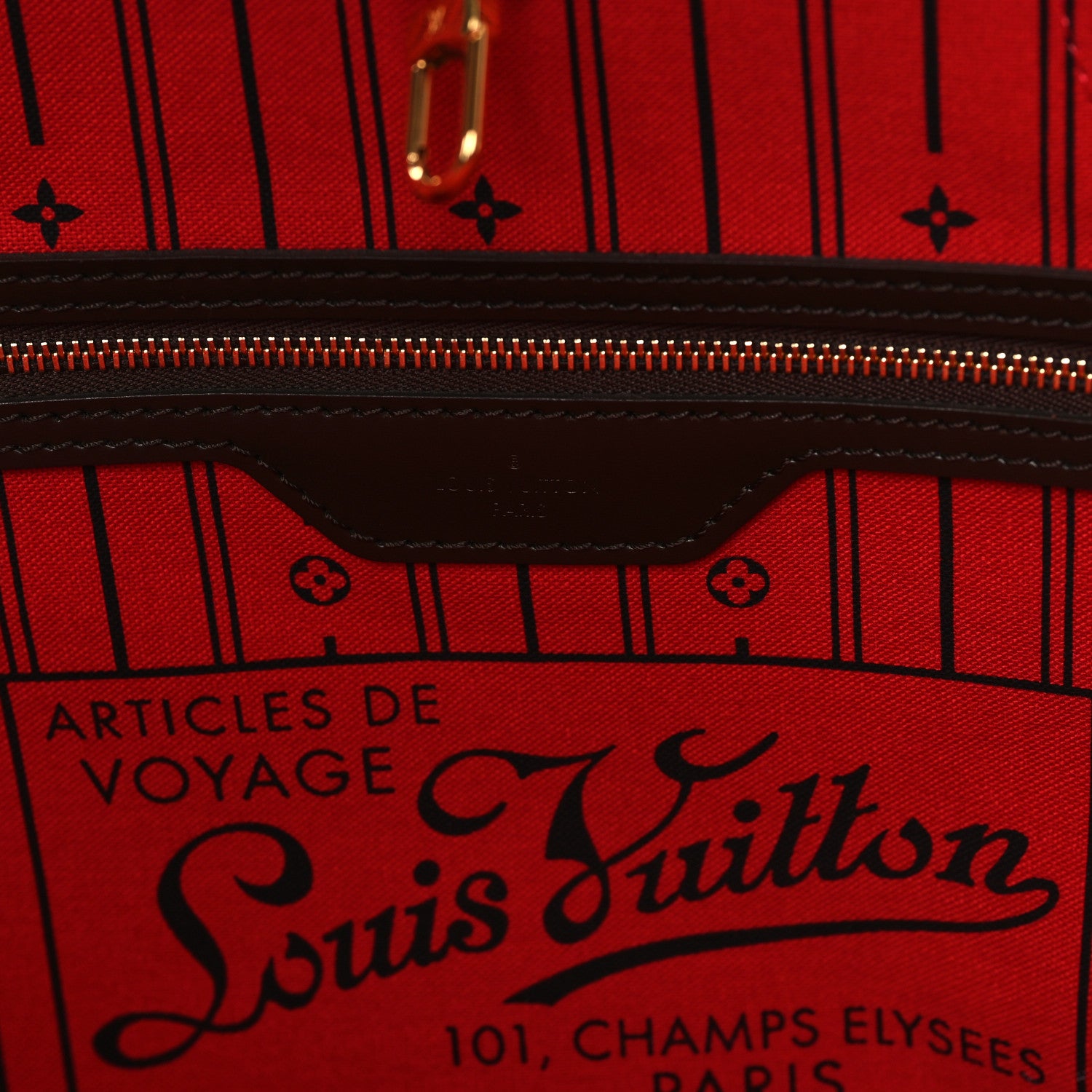Louis Vuitton Damier Ebene Neverfull GM 6 of 11