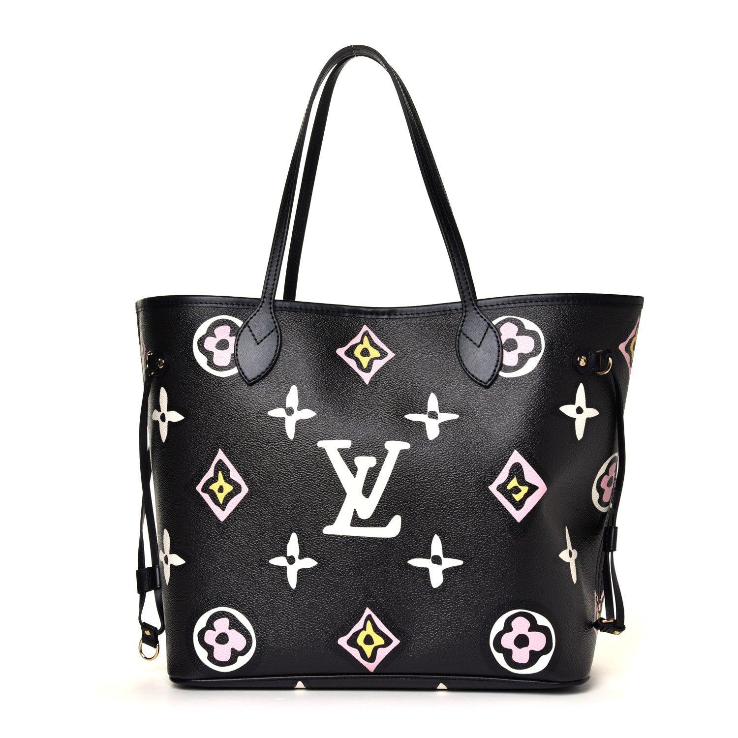Louis Vuitton Monogram Giant Wild At Heart Neverfull MM Black 2 of 8