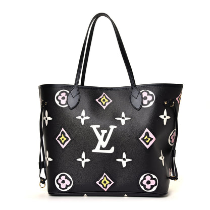Louis Vuitton Monogram Giant Wild At Heart Neverfull MM Black 2 of 8