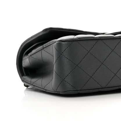 Chanel Lambskin Quilted Medium Double Flap So Black 9 of 12