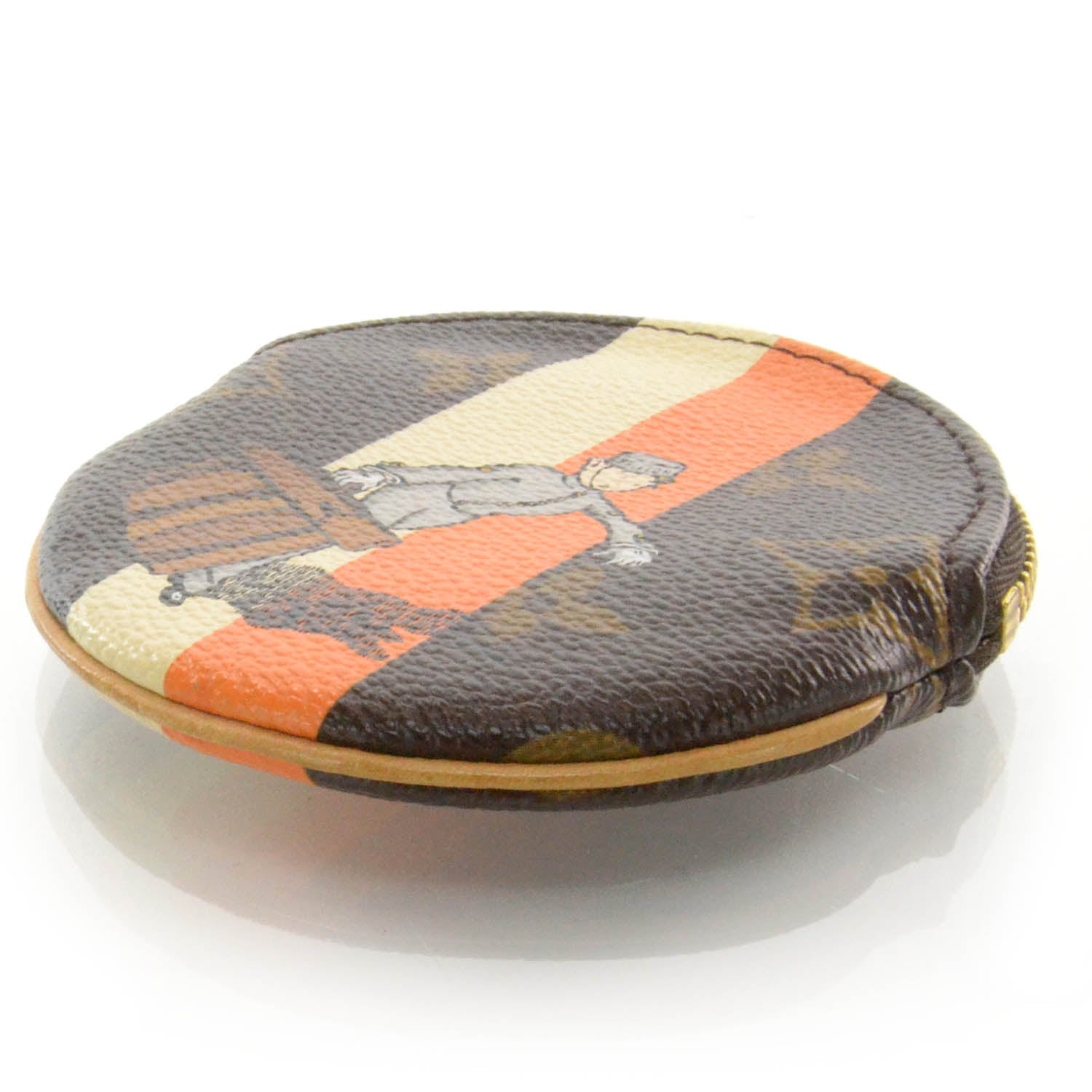Louis Vuitton Monogram Groom Round Coin Purse 4 of 9