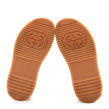 Gucci Monogram Maxi GG Angelina Platform 55mm Slide Sandals 36 Camel Ebony 6 of 10