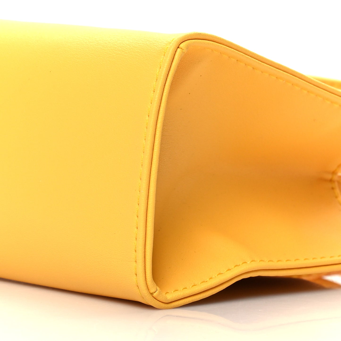 Vegan Leather Small Shopping Bag Margarine