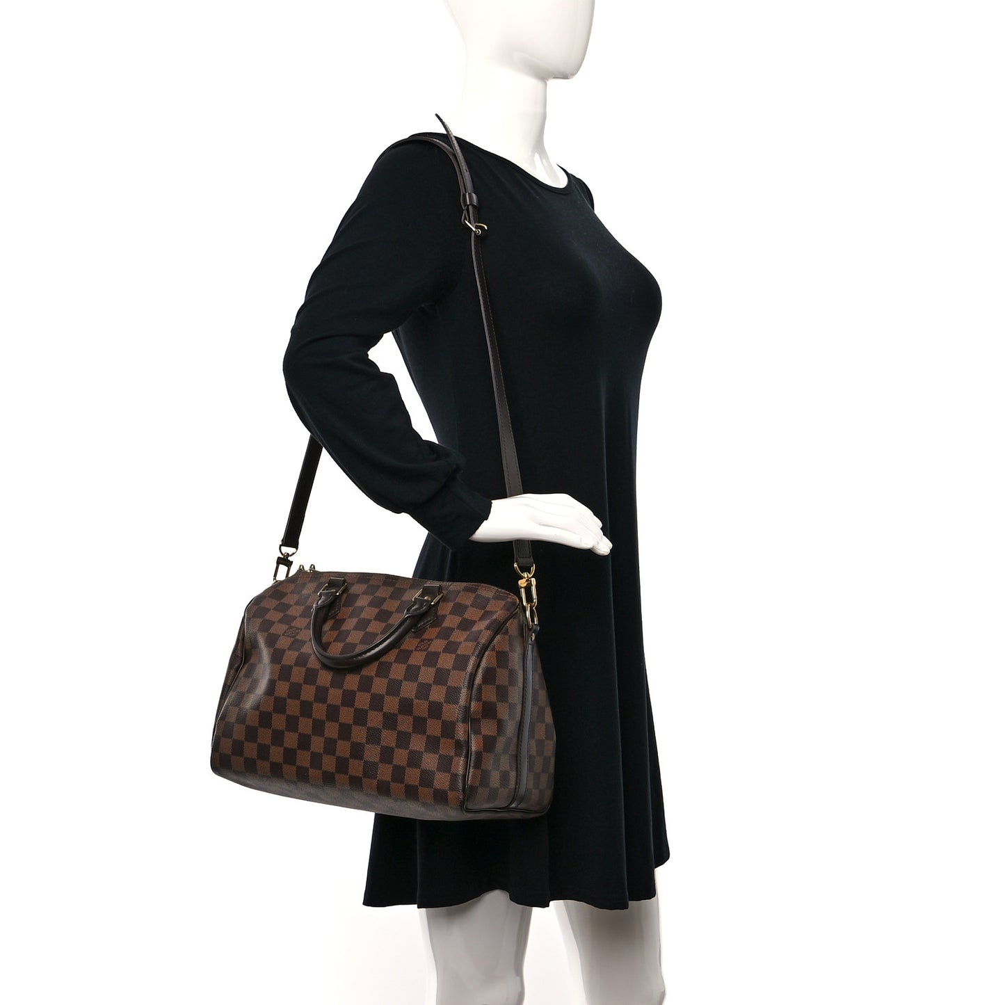 Damier Ebene Speedy Bandouliere 30