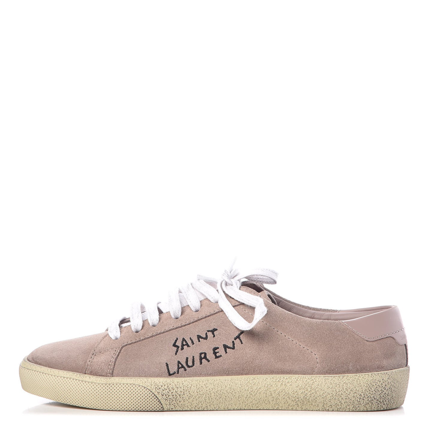 Distressed Suede Womens Court Classic Sneakers 39.5 Rose Antique