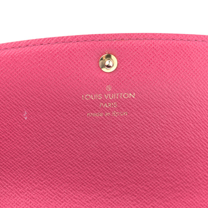 Louis Vuitton Monogram Bloom Flower Emilie Wallet Fuchsia 6 of 9