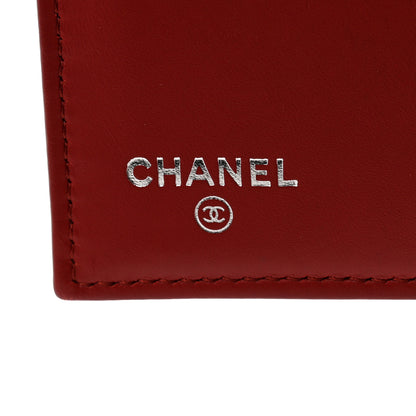 Chanel Caviar Quilted Long Flap Wallet Dark Red 6 of 8