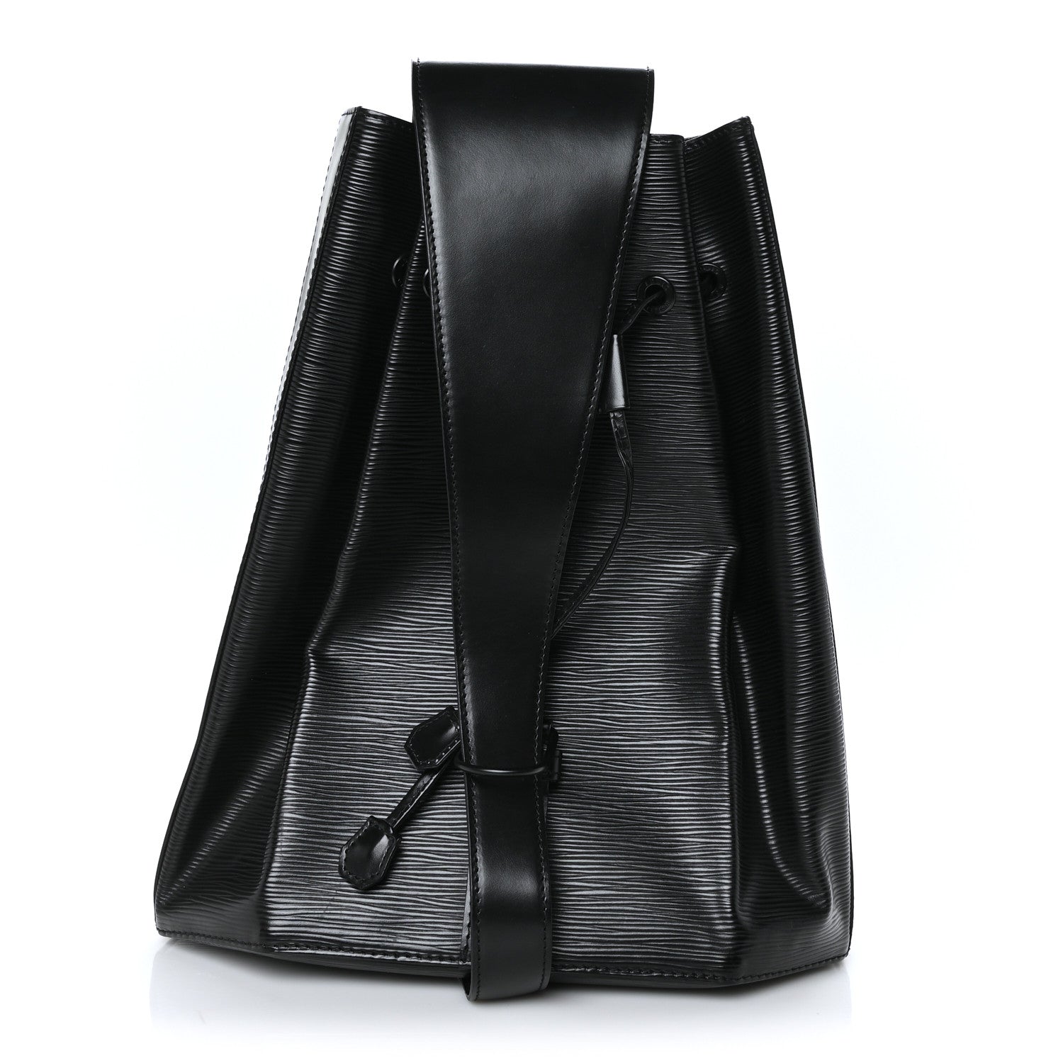 Louis Vuitton Epi Sac a Dos Drawstring Bag Black 1 of 11