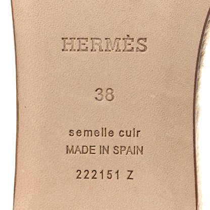 Hermes Nappa Famosa Espadrille Sandals 38 Jaune Curcuma 7 of 8