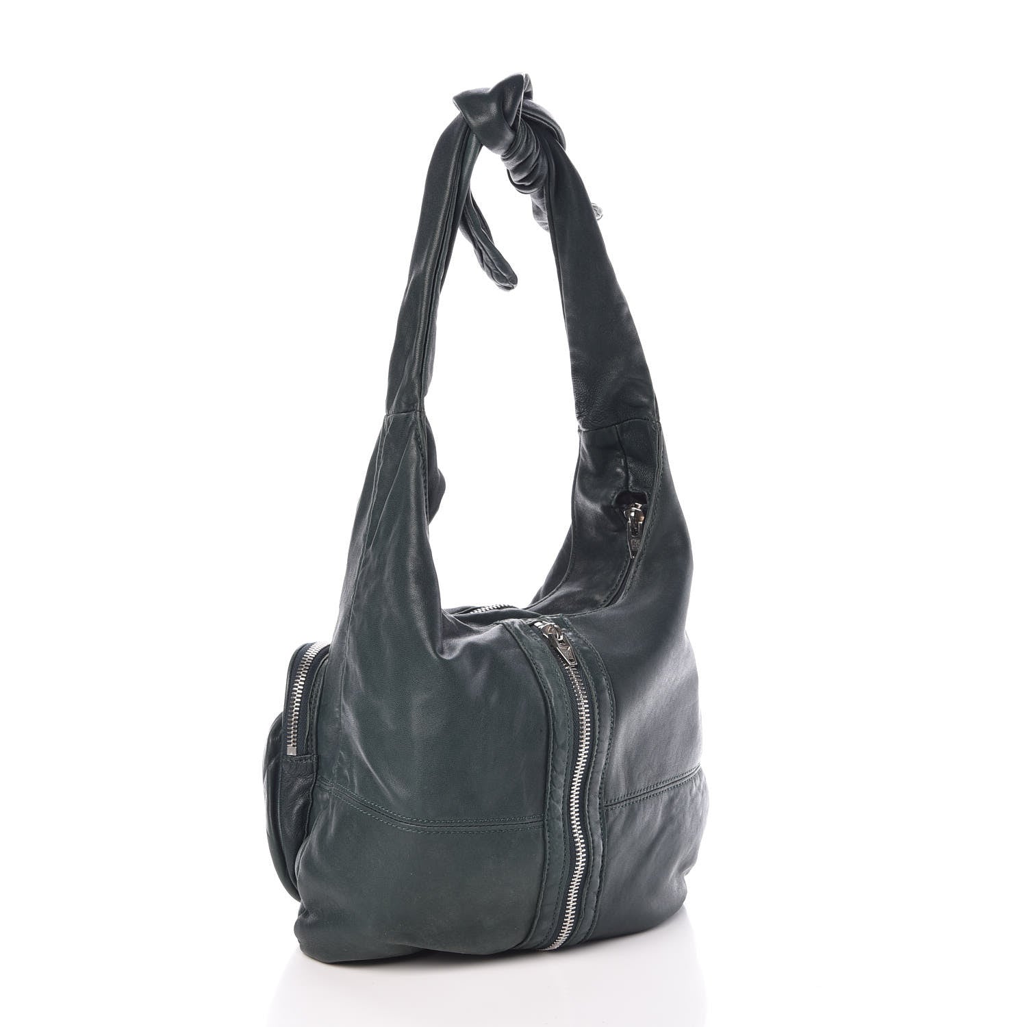 Alexander Wang Lambskin Donna Hobo English Green 3 of 9