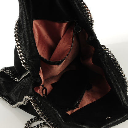 Stella McCartney Shaggy Deer Big Falabella Tote Black 2 of 11