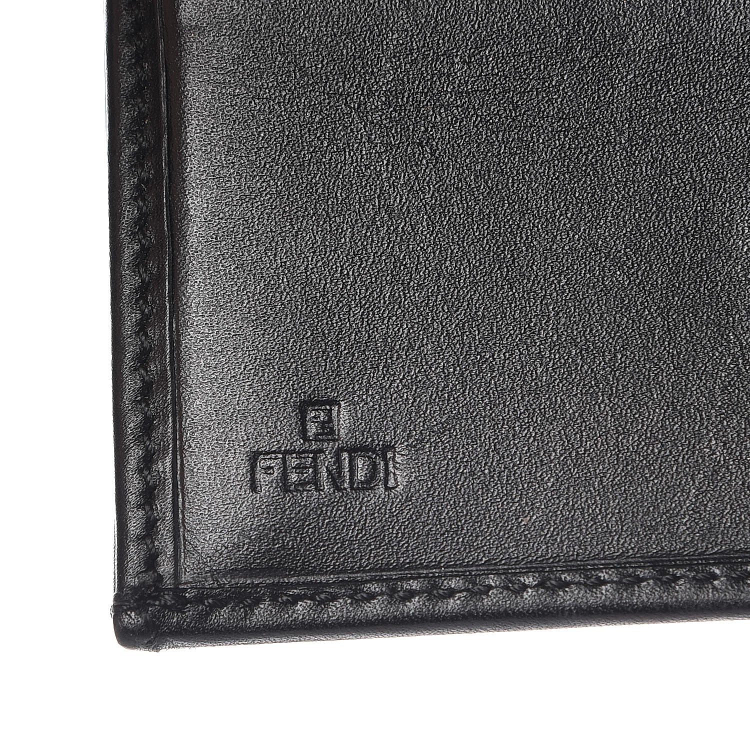 Fendi Zucchino Long Wallet Black 6 of 10