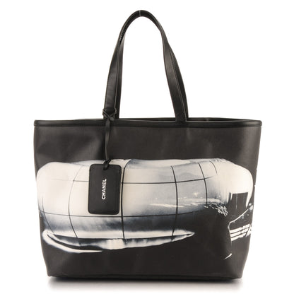 Chanel Canvas Karl Lagerfeld Mobile Art Tote Black 1 of 8