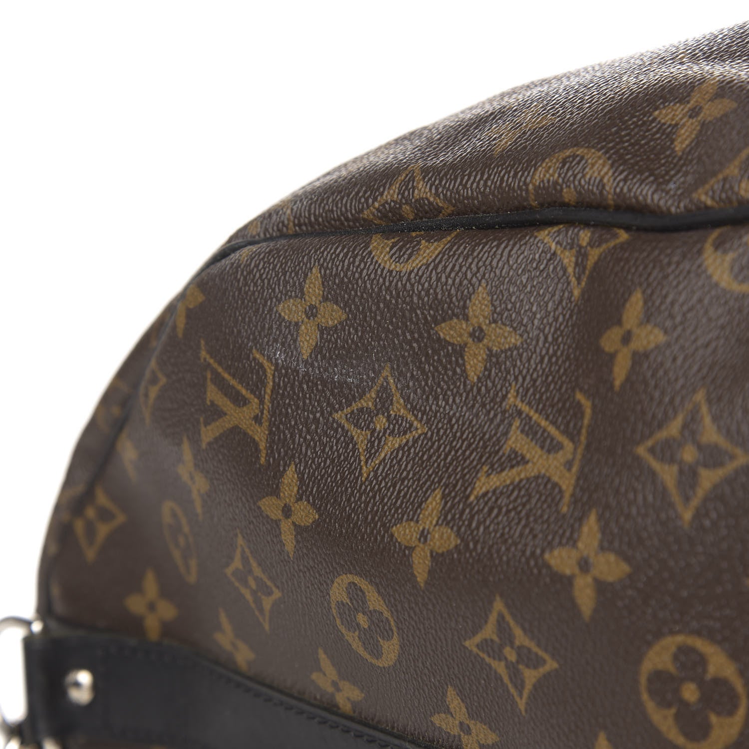Louis Vuitton Monogram Macassar Keepall Bandouliere 55 11 of 16