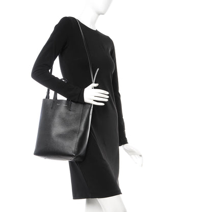Celine Grained Calfskin Small Vertical Cabas Black 3 of 8