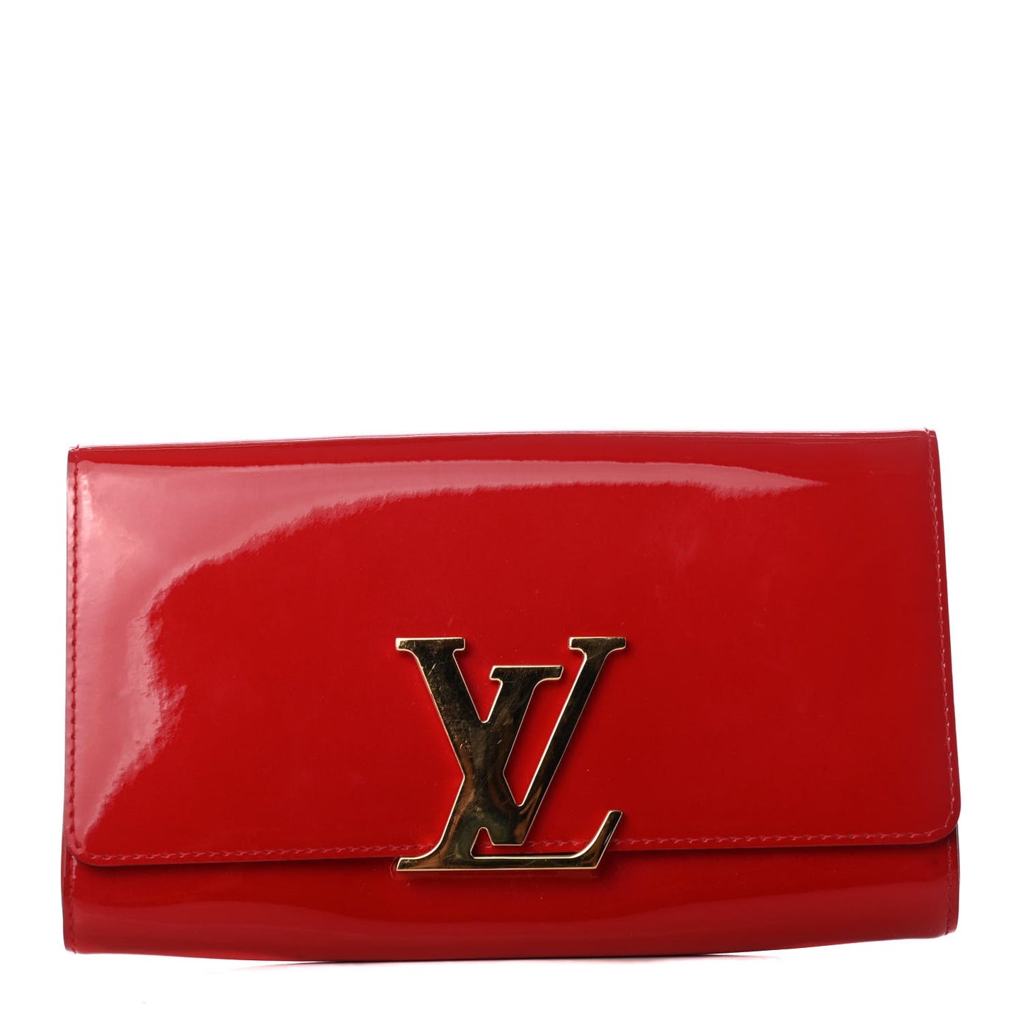 Patent Louise Clutch Cherry