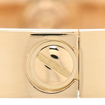 Cartier 18K Yellow Gold 4 Diamond LOVE Bracelet 15 5 of 8