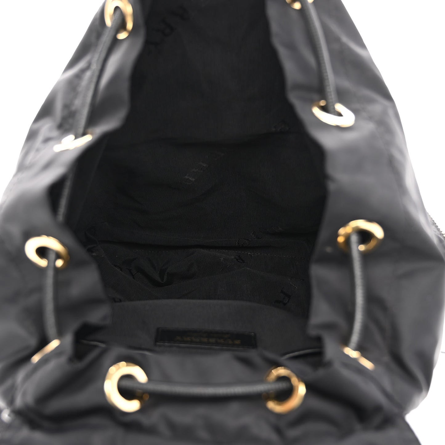Nylon Large Rucksack Backpack Black