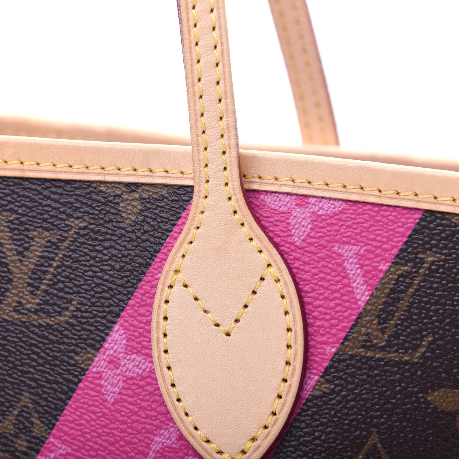 Louis Vuitton Monogram Hawaii V Neverfull MM Hot Pink 13 of 14