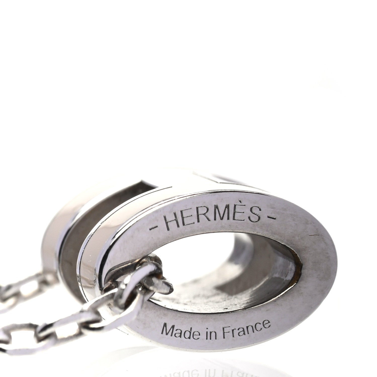 Hermes Palladium Mini Pop H Pendant Necklace Marron Glace 5 of 7