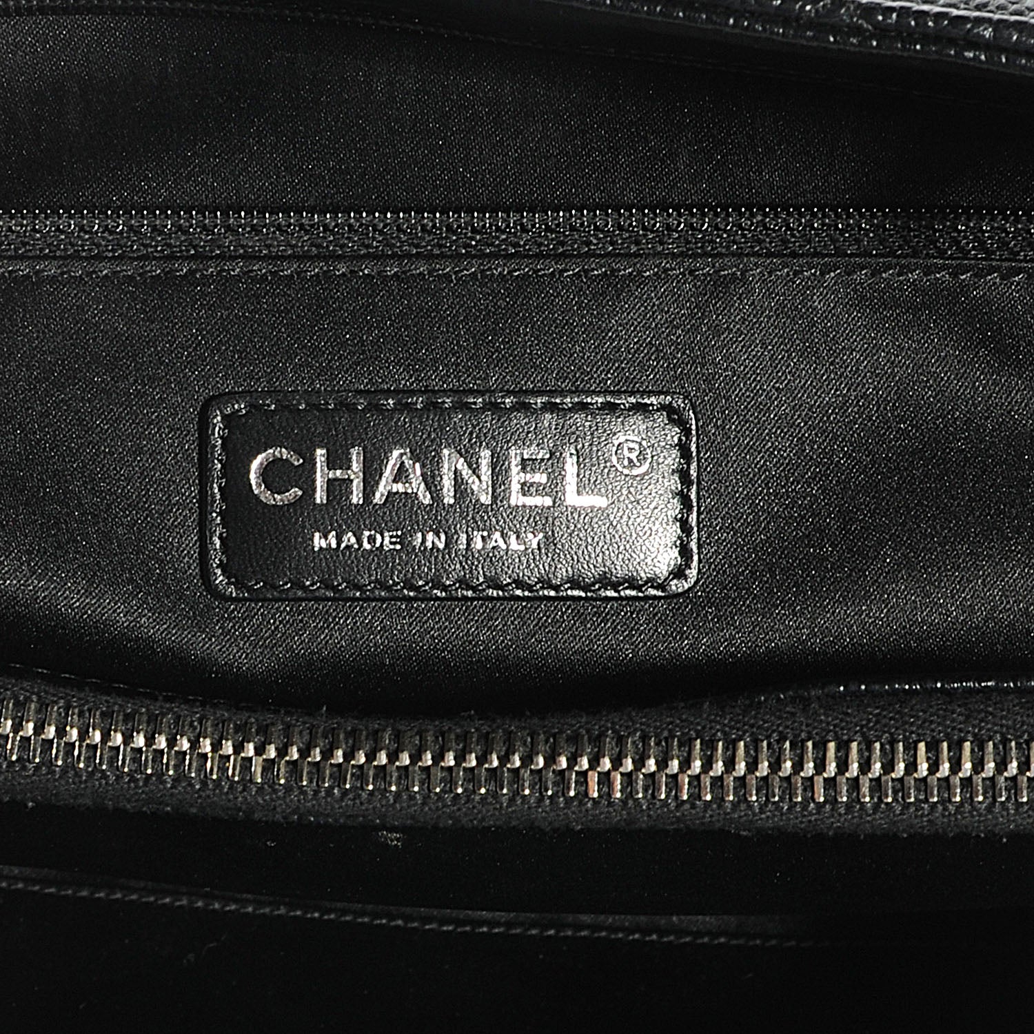 Chanel Caviar Grand Shopping Tote GST Black 7 of 8