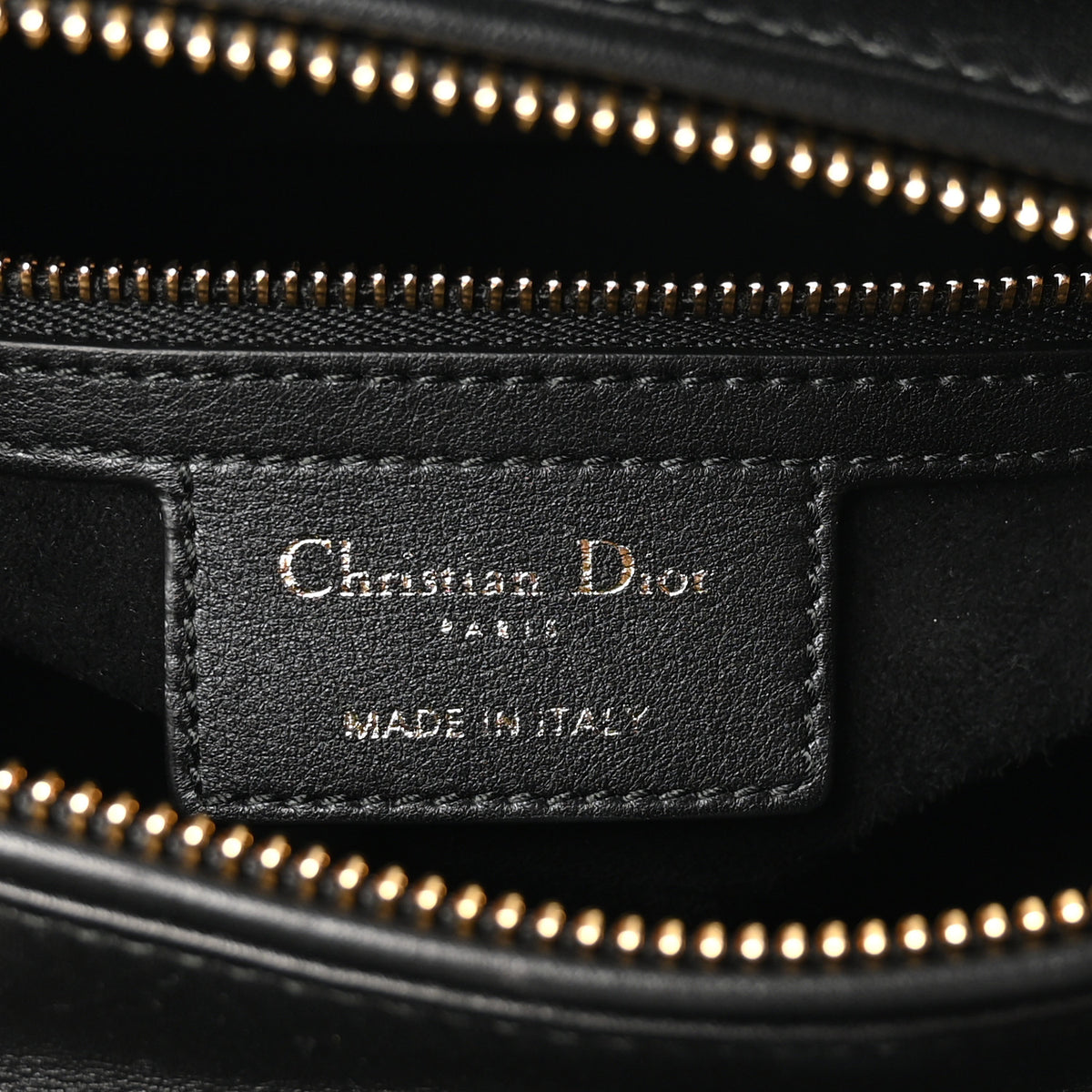 Christian Dior Smooth Calfskin Embroidered Beaded Floral Medium Lady Dior Black Multicolor 6 of 10