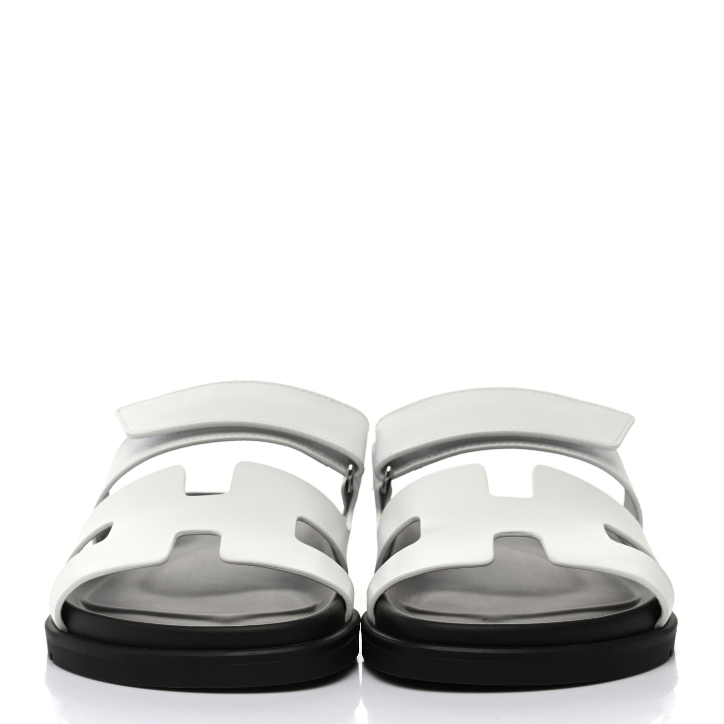 Calfskin Womens Chypre Sandals 38 White