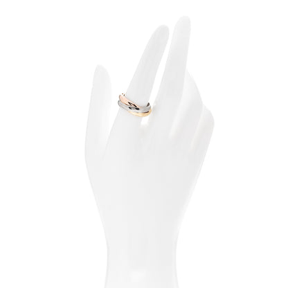 Cartier 18K Pink Yellow White Gold Classic Trinity Ring 56 7.5 2 of 6