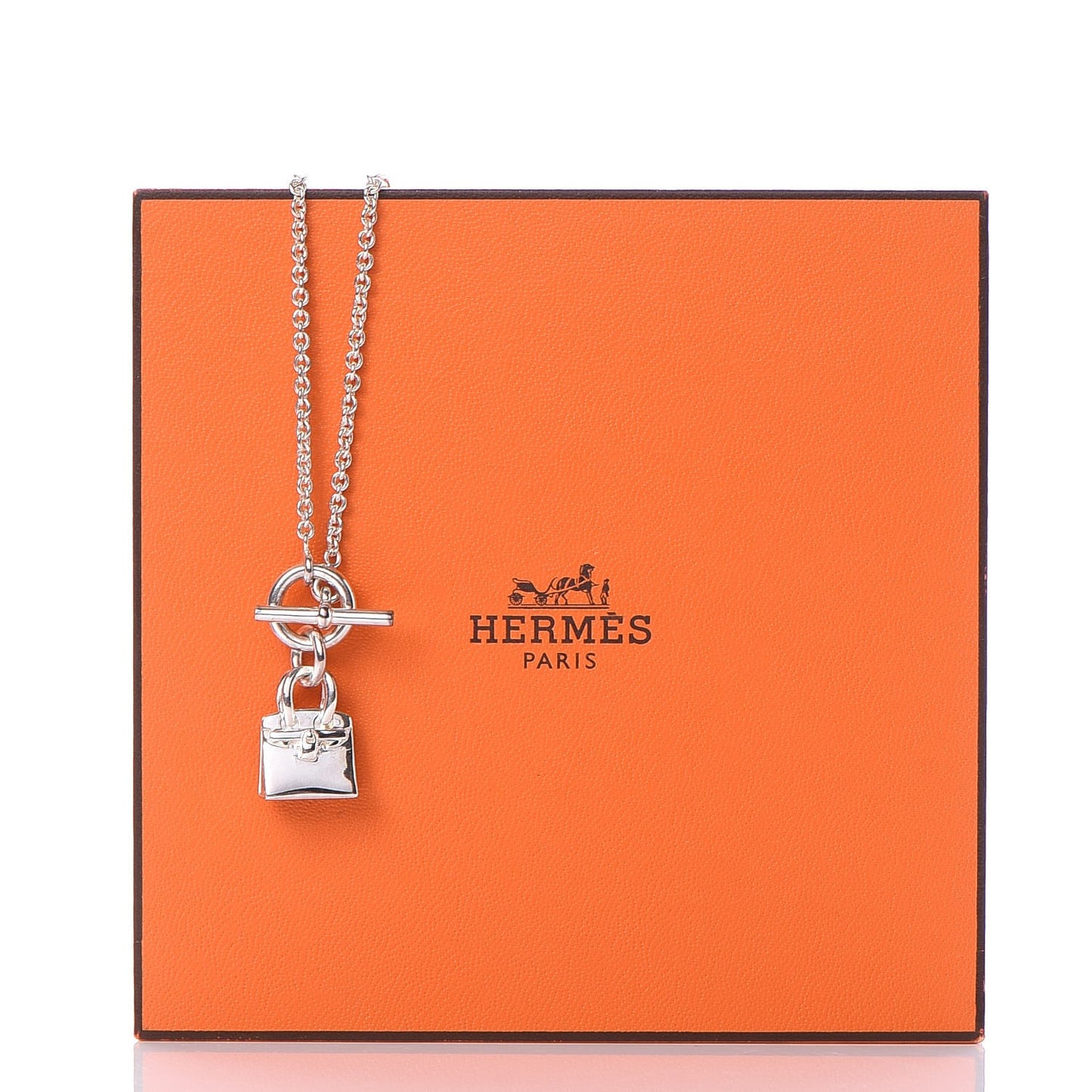 Sterling Silver Birkin Amulette Pendant Necklace