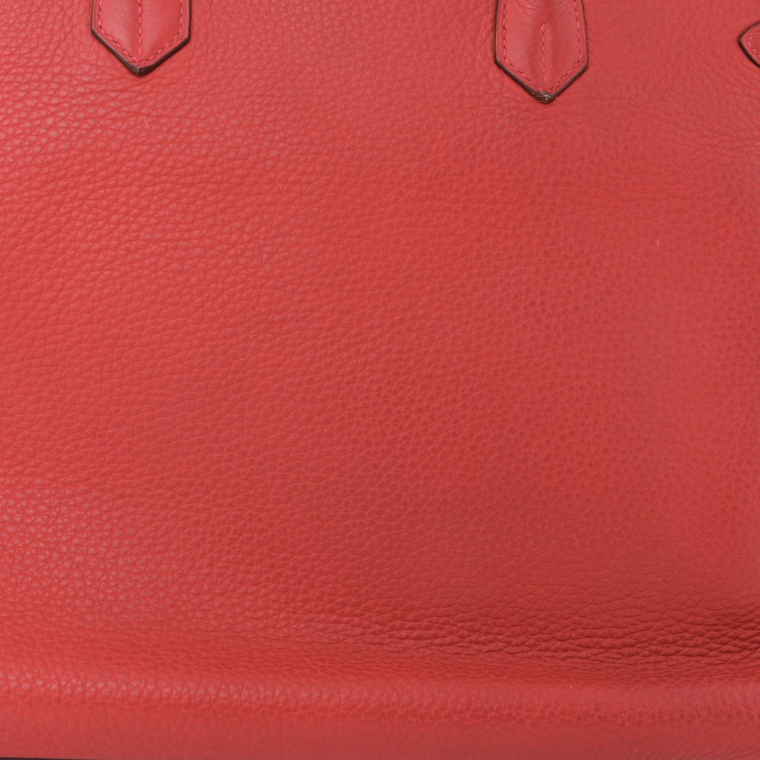 Hermes Taurillon Clemence Birkin 40 Rouge Venetian 11 of 11