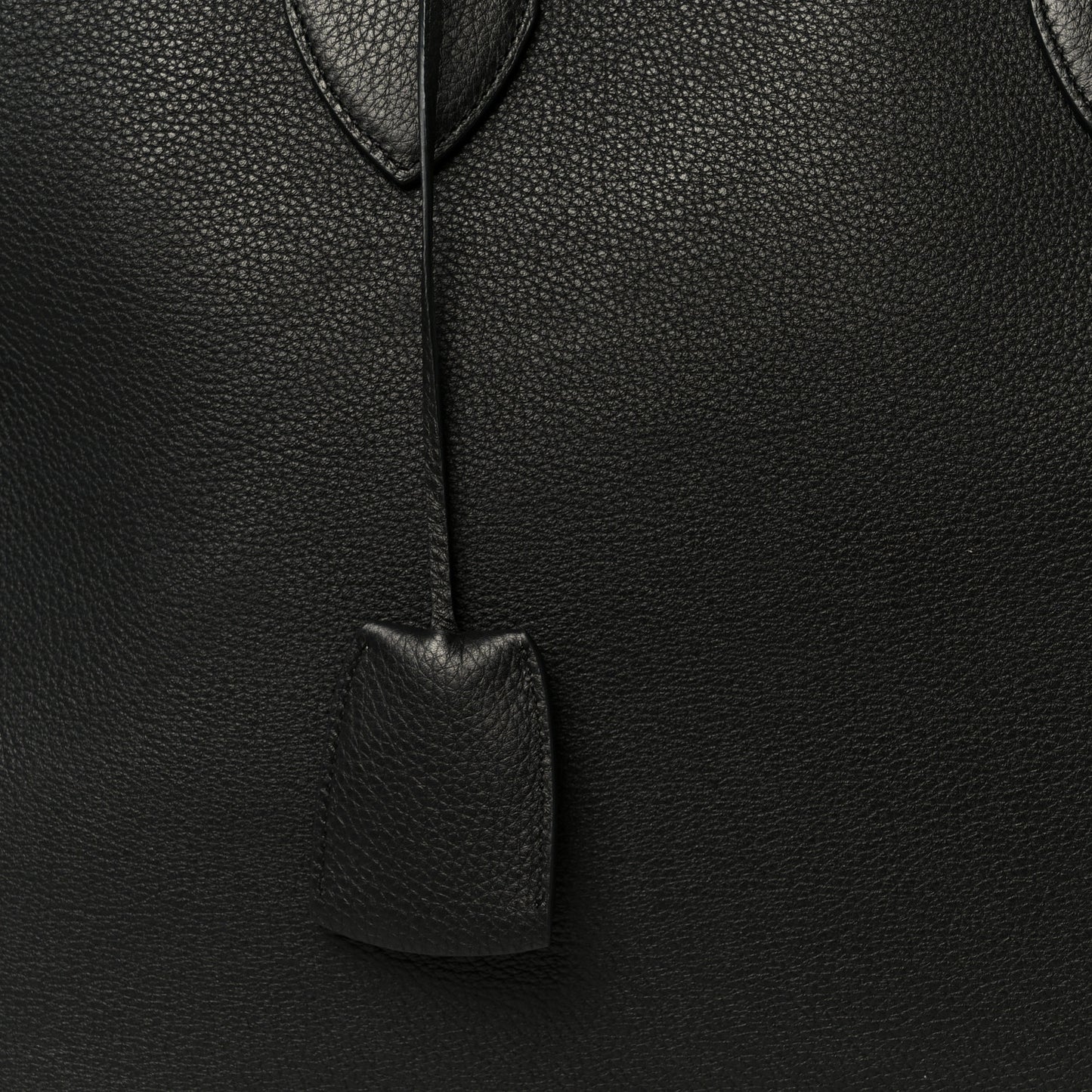 Grained Calfskin Medium Star Tote Black