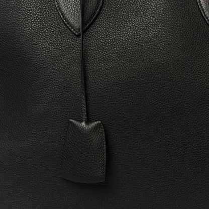 Salvatore Ferragamo Grained Calfskin Medium Star Tote Black 9 of 11