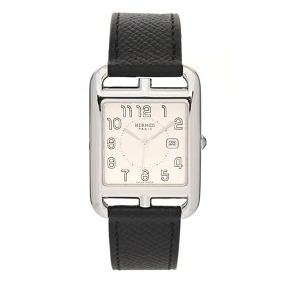 Hermes Stainless Steel Epsom 29mm Cape Cod Quartz Watch Noir 1 of 5