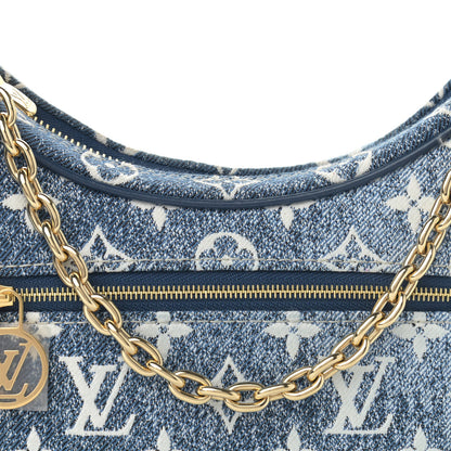 Louis Vuitton Monogram Jacquard Denim Loop Bleu 7 of 9