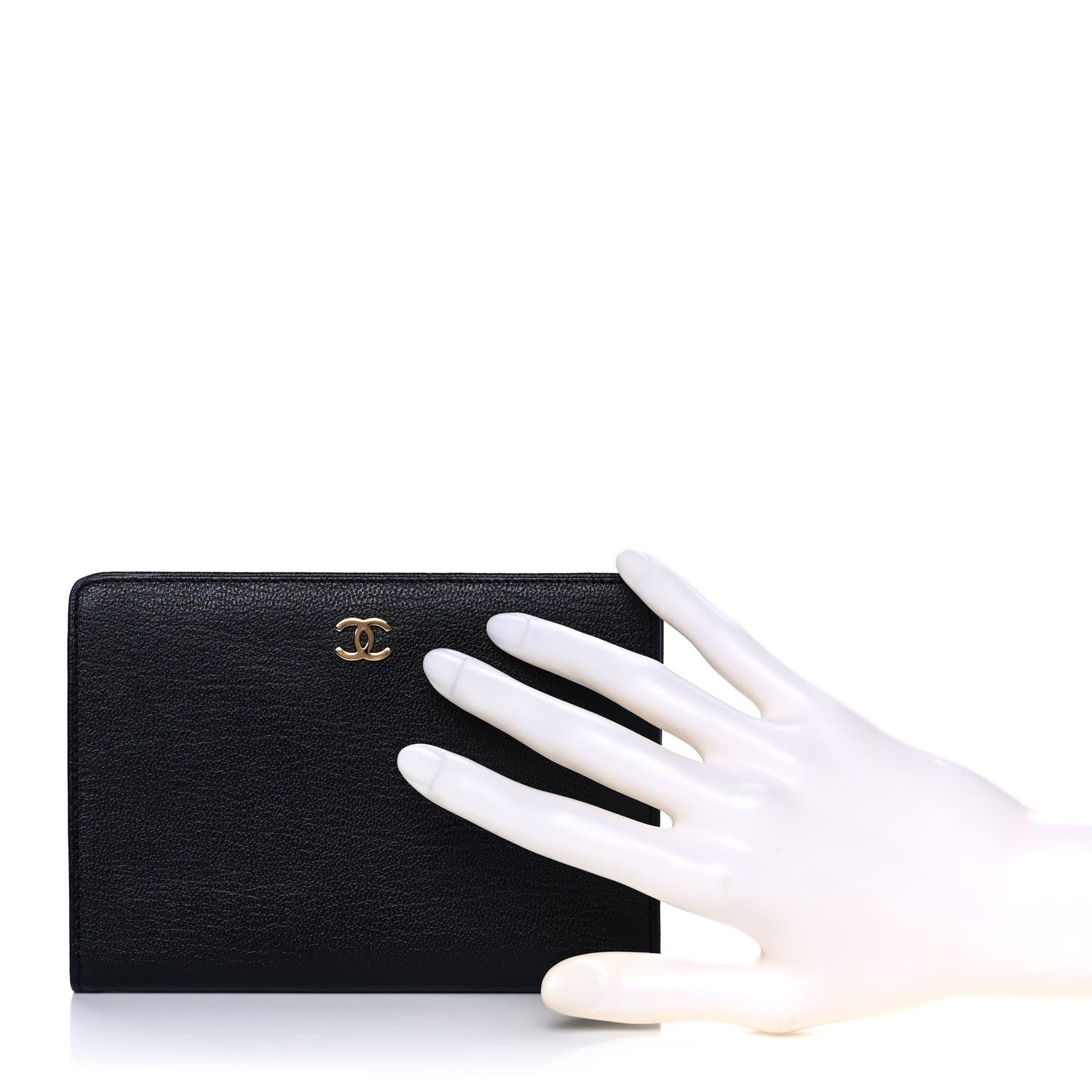 Chanel Goatskin CC Bi-Fold Wallet Black 2 of 11