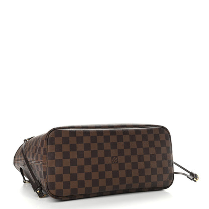 Louis Vuitton Damier Ebene Neo Neverfull MM Rose Ballerine 4 of 16
