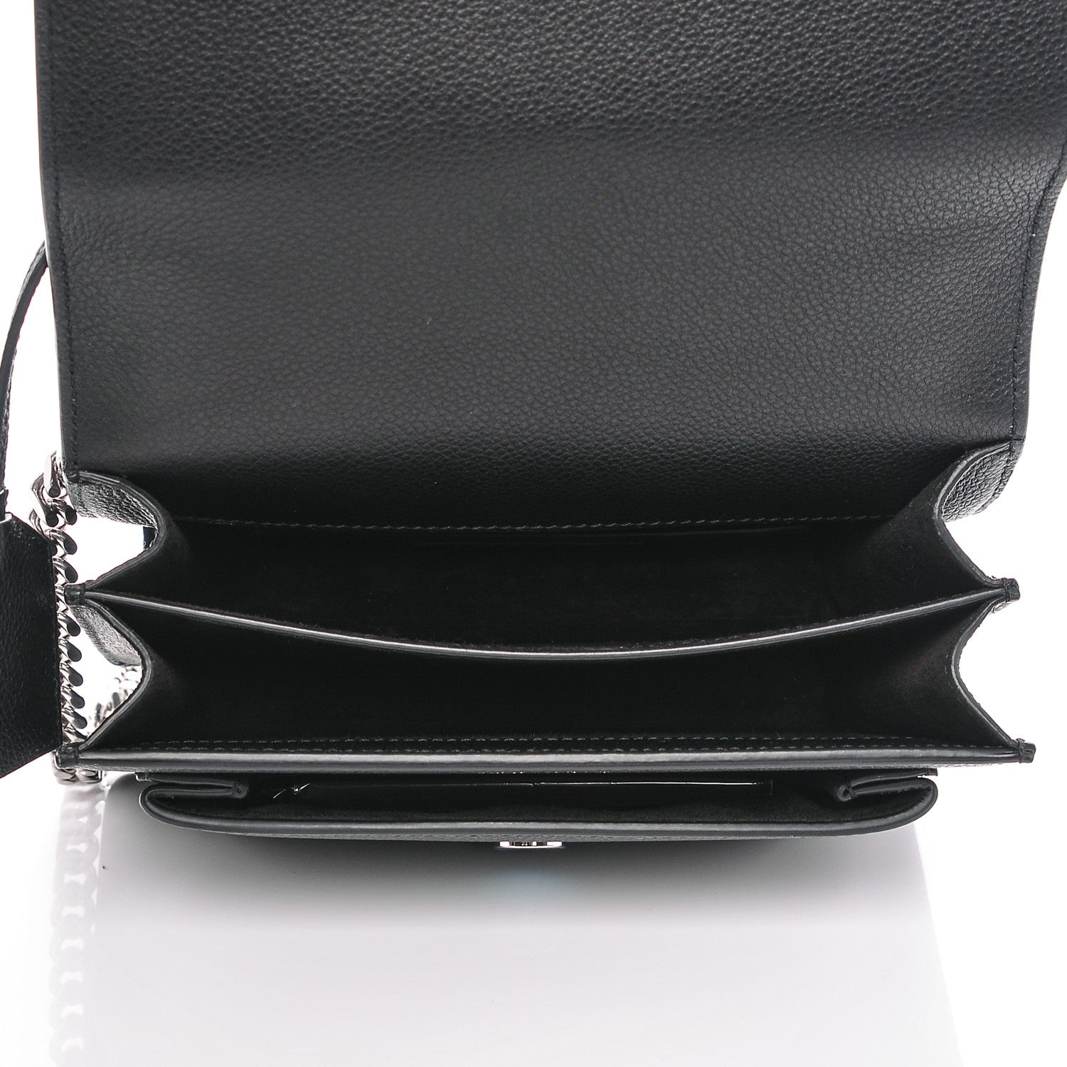 Saint Laurent Grained Calfskin Small Monogram Sunset Black 5 of 6