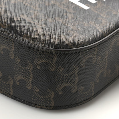 Celine Triomphe Canvas Small Camera Bag Tan 8 of 8
