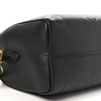 Louis Vuitton Empreinte Monogram Giant Speedy Bandouliere 25 Black 8 of 9