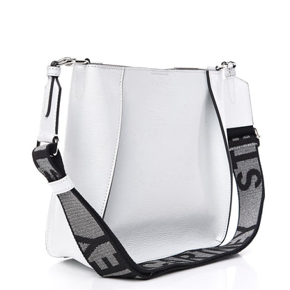 Stella McCartney Eco Alter Patent Logo Mini Crossbody Optical White 3 of 11